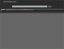 Tablet Screenshot of mooselabs.com